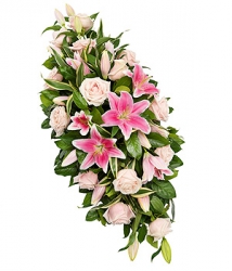 Livraison fleurs de « Raquette Deuil Rose »